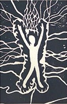 The Deep Lake — woodcut